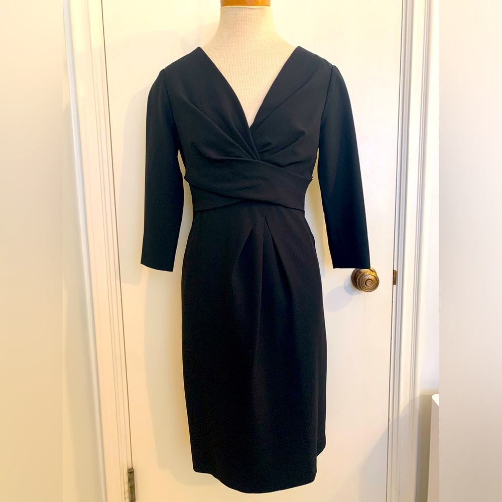 Sophisticated Black Midi Dress